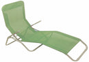 Set 2 Sedie Sdraio Pieghevoli in Mettallo Tessuto Textilene Soriani Dondolina Verde Melange