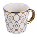 Set 6 Tazzine da Caffè Ø6x5,5 cm in New Bone China VdE Tivoli 1996 Charleston