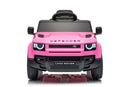 Macchina Elettrica per Bambini Licenza Land Rover Defender Small 12V con Telecomando Rosa