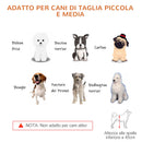 Cancelletto di Sicurezza Estensibile per Animali Domestici 104-183x36x69 cm in Legno e Acciaio Blu