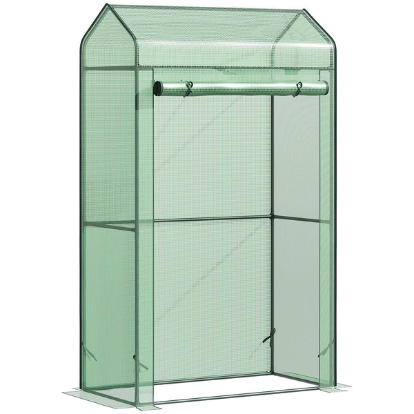 Serre Balcon Verticale 100x51x170 cm en Polyéthylène Vert prezzo