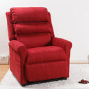 Poltrona Relax Elettrica Melissa con Alzapersona Lift 2 Motori in Microfibra Bordeaux