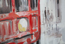 Dipinto su Tela Tram 80x3x80 cm in Legno e canvas