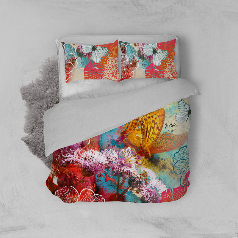 Copripiumino Matrimoniale Stampa sul Sacco e Federe Kio633