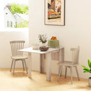 Tavolo a Ribalta per 4 Persone max Impermeabile e Antigraffio 140x70x75 cm in Truciolato Rovere