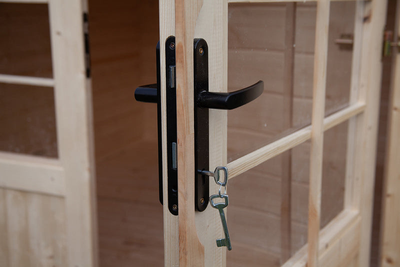 Casetta da Giardino Porta Doppia 250x250 cm in Legno Siviglia