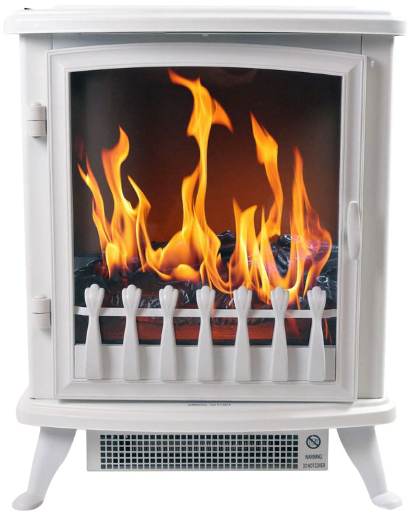 Cheminée Electrique Sol Effet Flamme 2000W Chemin'Arte Fire Glass Noir sconto