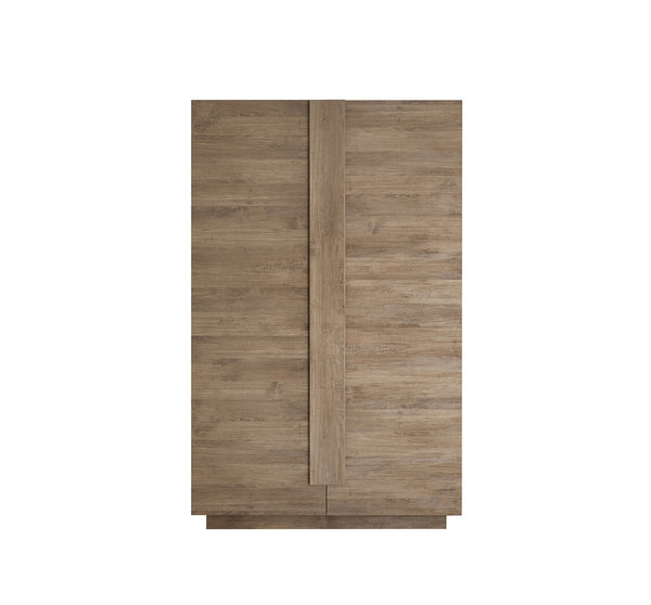 Madia Mobile Soggiorno Alto 2 Ante Jupiter 121x44x193 cm Noce Mercure