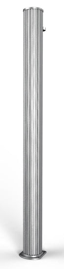 Doccia Solare da Giardino 40L Miscelatore e Lavapiedi Arkema Big Jolly Inox Paint