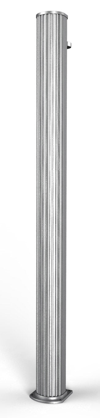 Doccia Solare da Giardino 40L Miscelatore e Lavapiedi Arkema Big Jolly Inox Paint