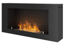 Camino a Bioetanolo da Parete 91x44 cm  Blackbox 910 Nero