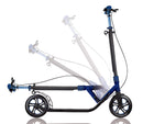 Monopattino 2 Ruote in Alluminio Globber One Nl 230 Ultimate Nero e Blu Colbalto