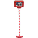 Buca delle Lettere Babbo Natale Cassetta Postale Luminosa Natalizia 27x20x150 cm