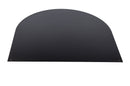 Piastra Salvapavimento Semitonda Protezione per Stufe e Camini in Ferro 94x94 cm