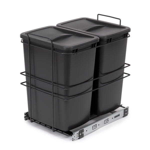 prezzo Pattumiera da Cucina ad Estrazione 2x 35 L in Plastica Emuca