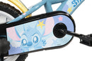 Bicicletta per Bambini 12" Disney Stitch Freno Caliper e Stabilizzatori in Acciaio Hi-Ten Azzurro