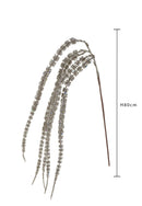 Set 6 Amaranthus Pedente con Glitter H80 cm 