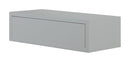 Mensola da Parete 1 Cassetto 45x13,4x20 cm in Fibra di Legno Lego Grigio