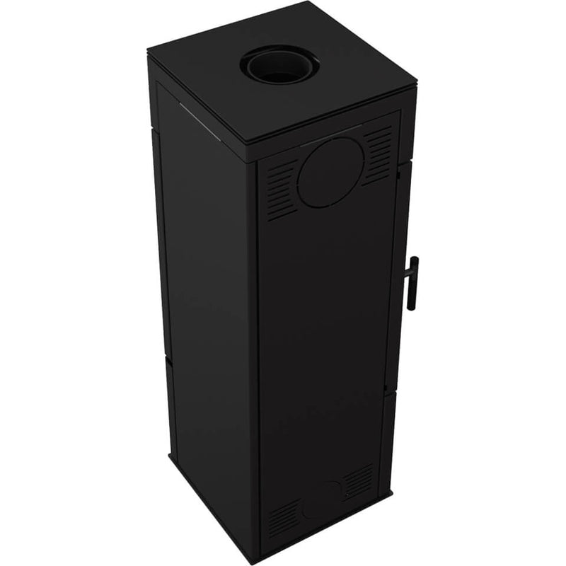 Stufa a Legna 5,5/10KW in Acciaio Flig Stanton Nera