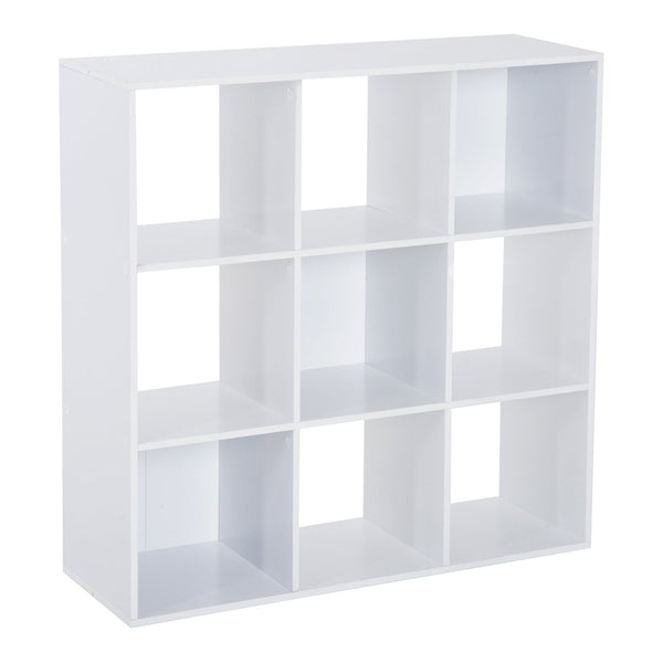 Bibliothèque Moderne 6 Sections en MDF 91x29,5x91 cm Blanc online