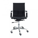 Poltrona da Ufficio Julie 60x60x100/110 h cm in Poliuretano Nero