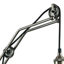 Applique Carrucole Rustica Metallo Vetro Specchio Lampada da Parete E27