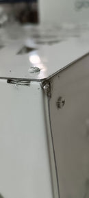 Copri Condizionatore 96x52x82 cm in Alluminio Glam L Bianco Seconda Scelta