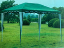 Gazebo da Giardino 3x4m in Metallo Copertura in Poliestere Morel Parasole Verde