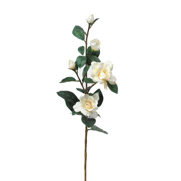 Lot de 2 branches de gardénia artificielles hauteur 82 cm blanc acquista