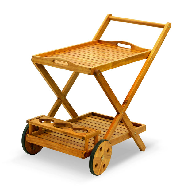 acquista Chariot de cuisine en bois 84x58x78 cm