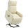 Fauteuil élévateur électrique en similicuir crème