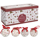 Set 14 Palle di Natale Ø7,5 cm in Polyfoam con Box Bianco