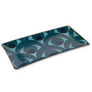 Set 3 Vassoi 24,5x13x2 cm  in Ceramica VdE Tivoli 1996 Vetiver Ottanio Nero e Oro
