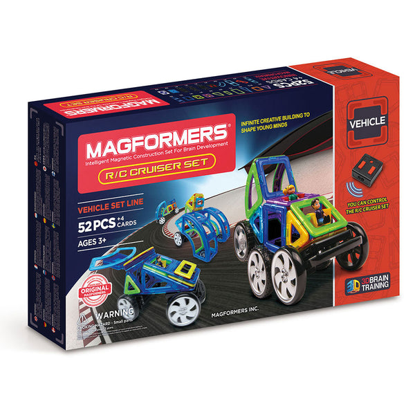 Constructions Magnétiques 3D Jeu Magnétique 52 Pièces Magformers Voiture Radio Contrôlée sconto