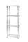 Etagère 4 étagères 60x35x168 cm en métal chromé Tosini