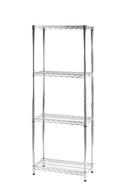 Scaffale 4 Ripiani 60x35x168 cm in Metallo Cromato Tosini