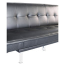 Divano Letto Prontoletto Desire Rivestimento in Similpelle Nero