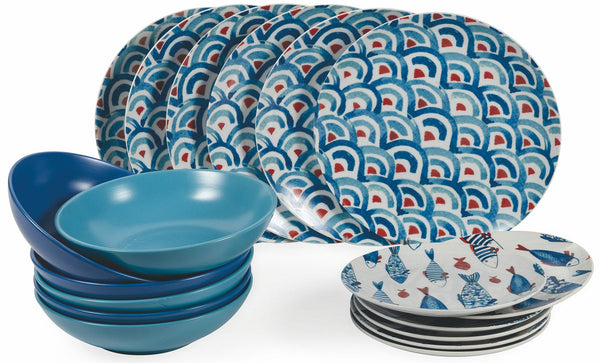 acquista Service De Table 18 Pièces en Porcelaine et Grès VdE Tivoli 1996 Sashimi