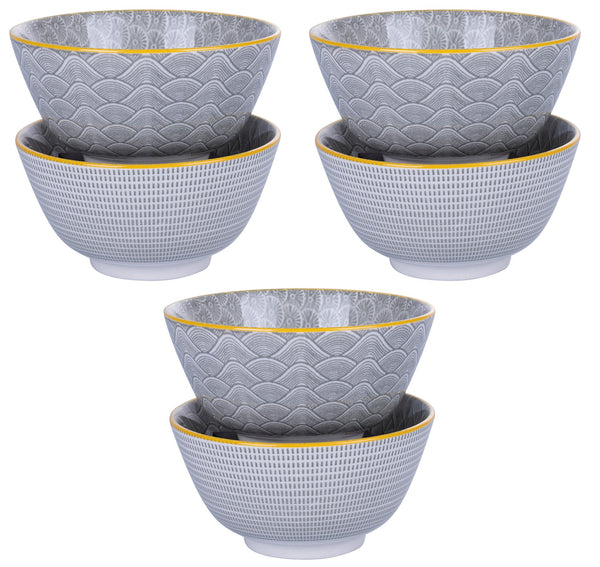 prezzo Set 6 Ciotole Ø12 cm 280 ml in Porcellana VdE Tivoli 1996 Confusion