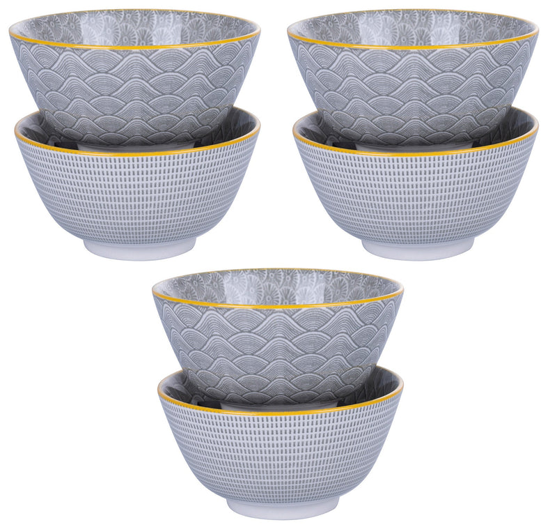 Set 6 Ciotole Ø12 cm 280 ml in Porcellana VdE Tivoli 1996 Confusion