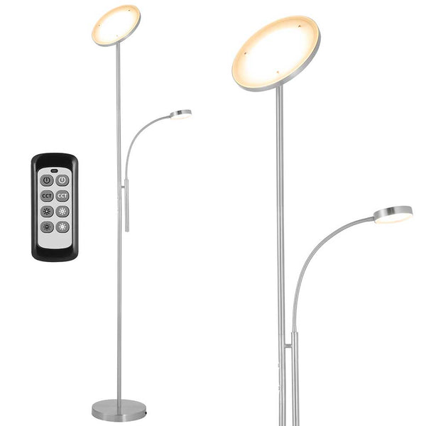 online Lampada PIantana da Terra Touch LED 36W 2000Lm 2 Luci Dimmerabile + Telecomando