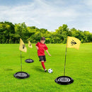 Set 8 Ostacoli da Calcio per Allenamento Gioco per Bambini da Esterno con Bersagli Dunlop