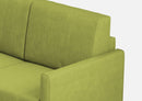 Divano 2 Posti 138x85x85 cm Karay in Tessuto Verde