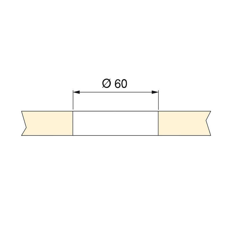Caricabatteria Wireless USB da Incasso Ø 7cm in Plastica Emuca Nero
