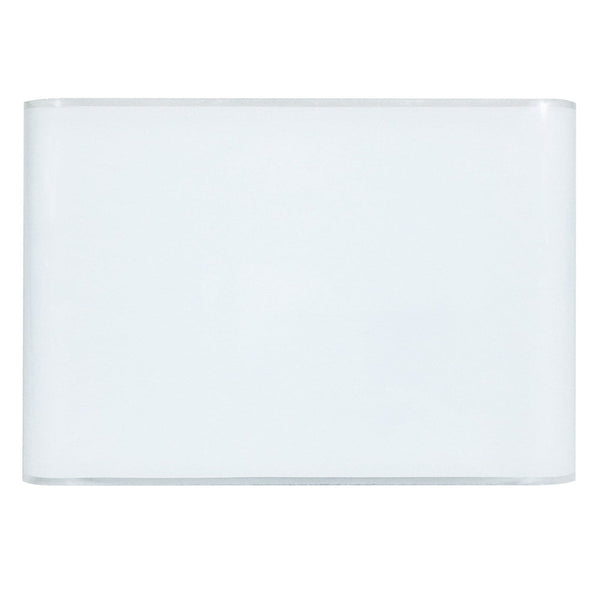 Plafonnier 2xE27 Cadre Blanc Plaque Verre Blanc E-Energy Altea acquista