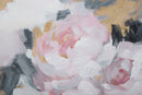 Dipinto su Tela Pink Flowy 80x3,7x100 cm in Legno di Pino e Canvas Multicolor