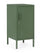 Table de chevet Cambridge 1 porte 40x35x76 cm en acier vert