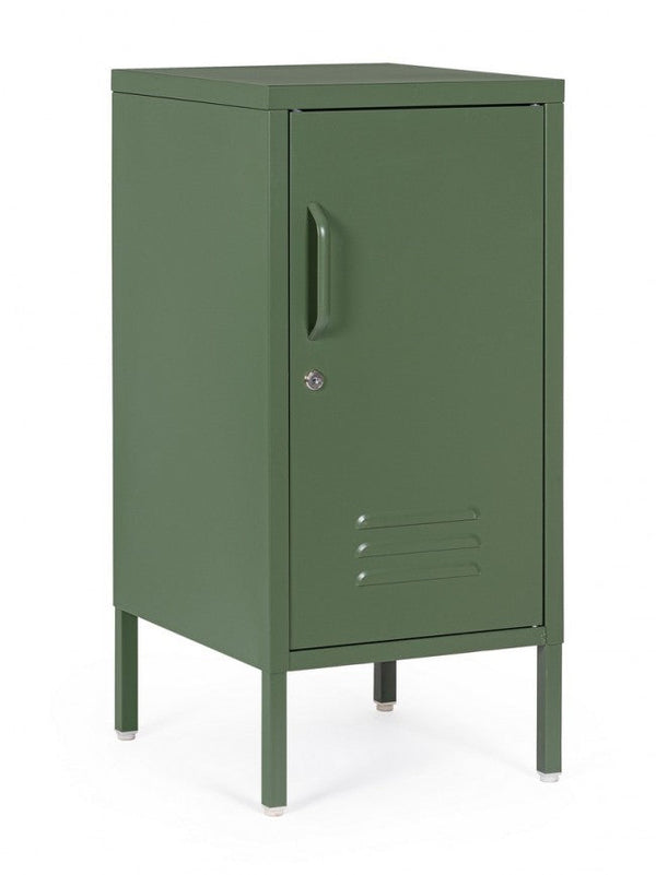 Table de chevet Cambridge 1 porte 40x35x76 cm en acier vert prezzo