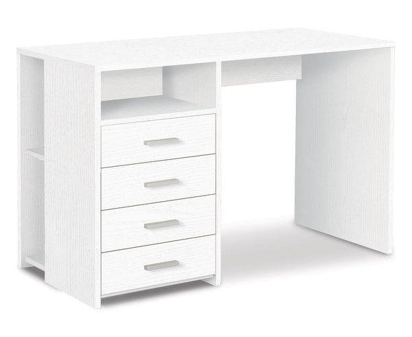 Scrivania da Ufficio 4 Cassetti 120x76x55 cm Bianco Fiammato online