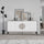 Madia 4 Ante 180x35,6x82 cm in MDF Gora Light Mocha